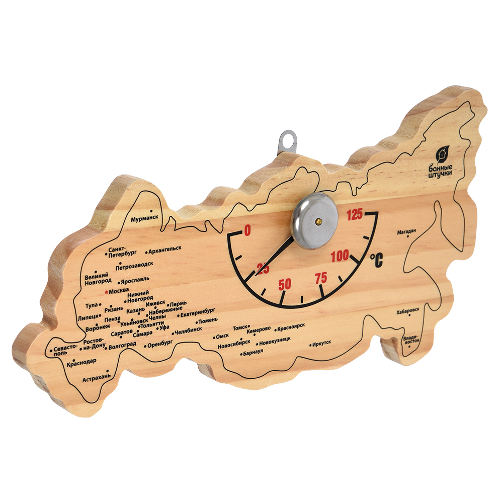 картинка Термометр "Карта России" 22*11*2,5 см